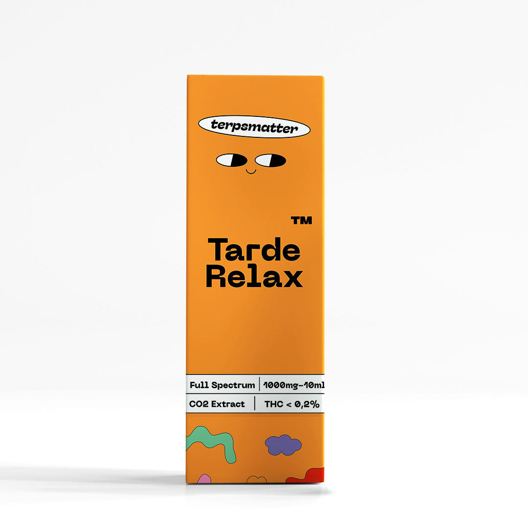 Óleo de CBD 10% Full Spectrum Terpsmatter Tarde Relax 1000mg - 10ml