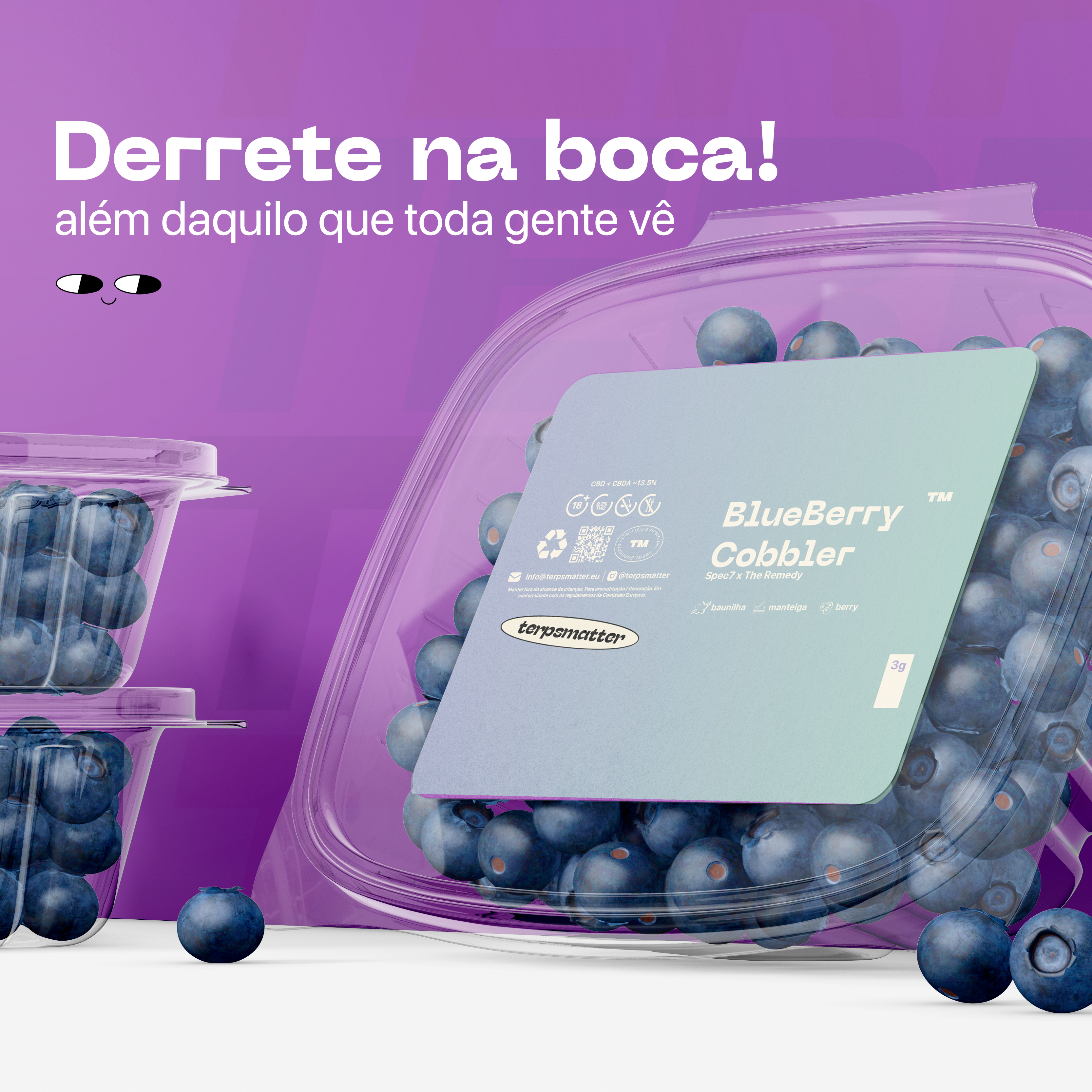 Flor CBD Terpsmatter Blueberry Cobbler 3g