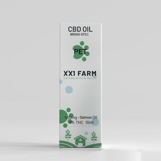 Óleo de CBD para Animais 2.5% Broad Spectrum Terpsmatter 500ml - 10ml