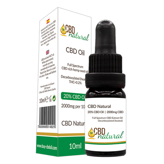 Óleo CBD Natural Full Spectrum 20% 10ml