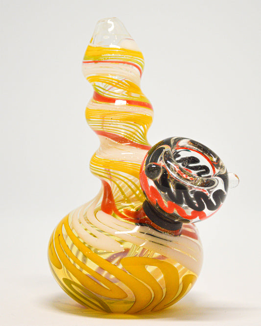 Bong Bottom Swirls 4"