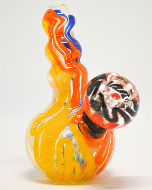 Bong Bottom Swirls 4"